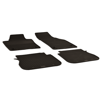 Gummi-Fußmatten schwarz Kasten/Großraumlimousine CADDY VW Bj IV für