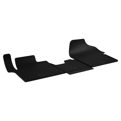 Gummi-Fußmatten schwarz für CITROËN JUMPY III Kasten Bj 04.16