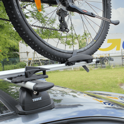 Dachfahrradträger UpRide 599 - für 1 Fahrrad T-Nut-Befestigung Nutzlast: 20  kg bei Rameder